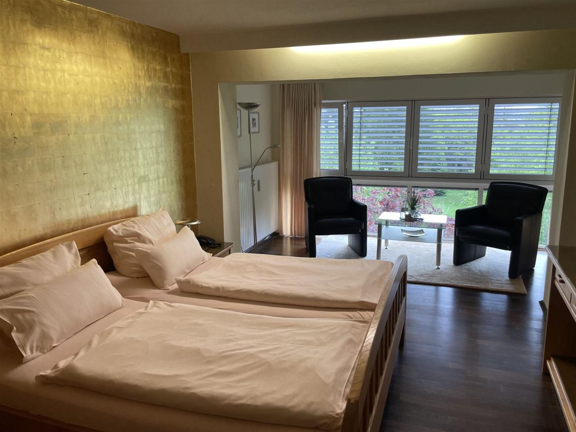 Bild zeigt ein Doppelzimmer
